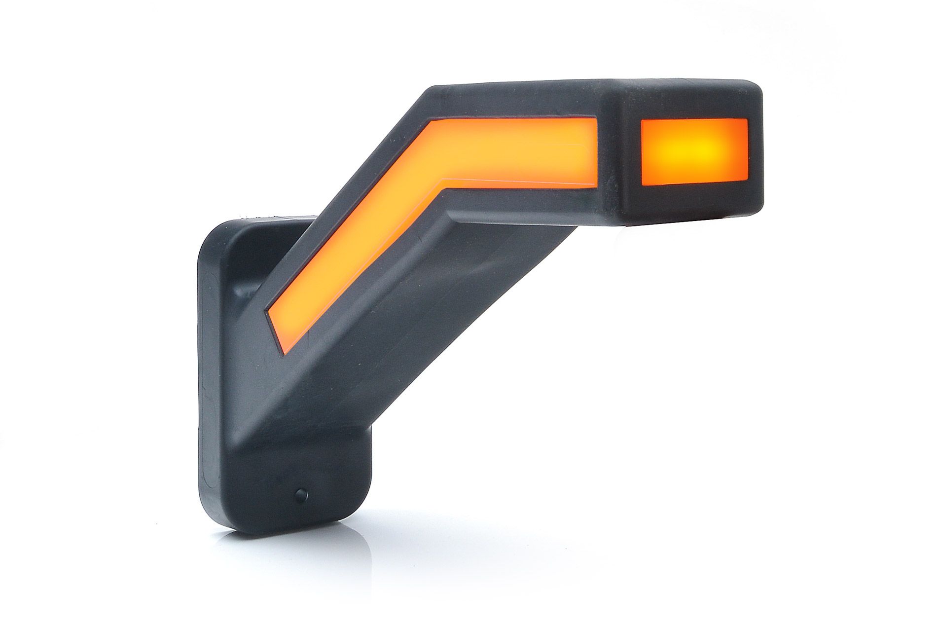 LED-äärivalo kumivarrella, suuntavilkulla