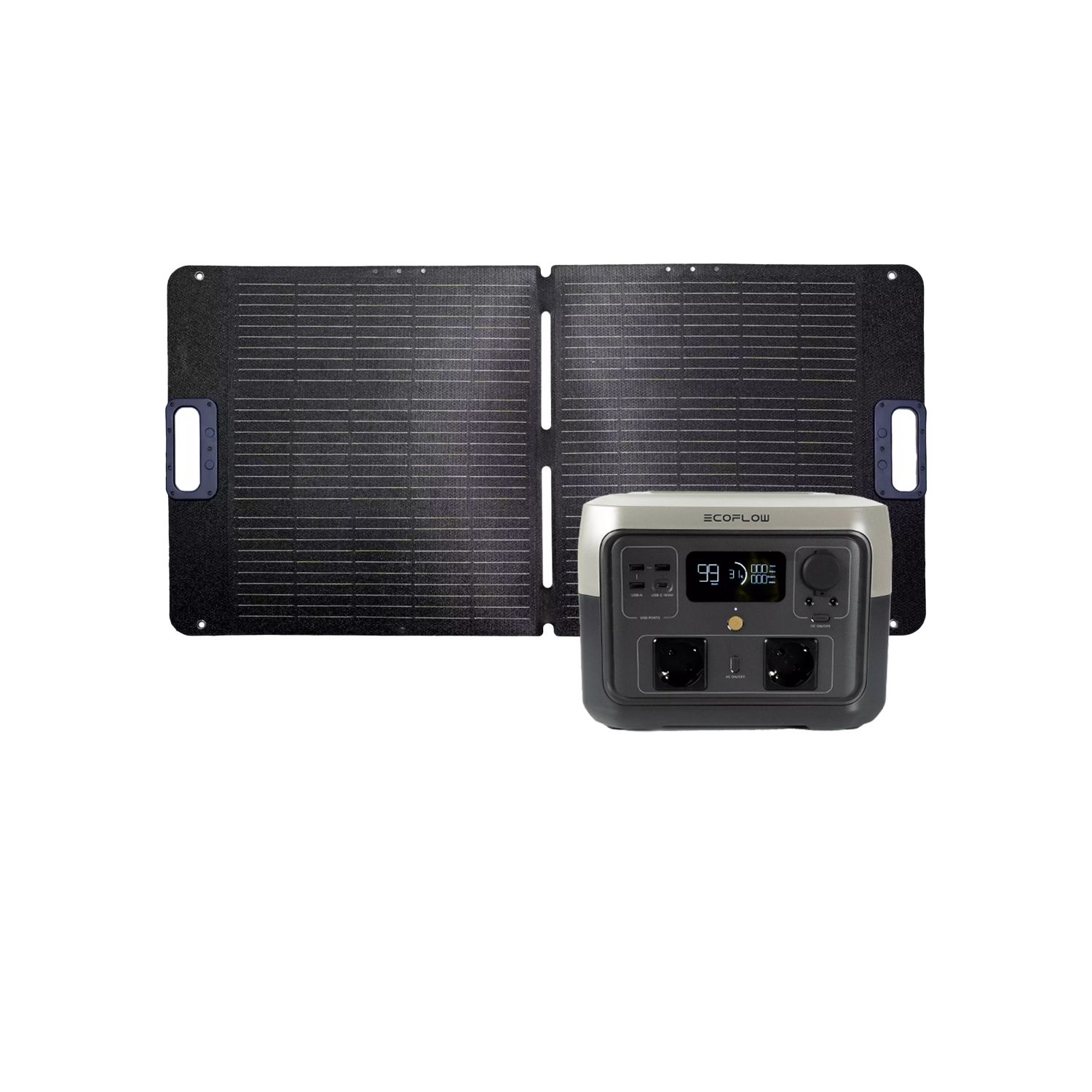 EcoFlow River 2 Max + Woima 100W