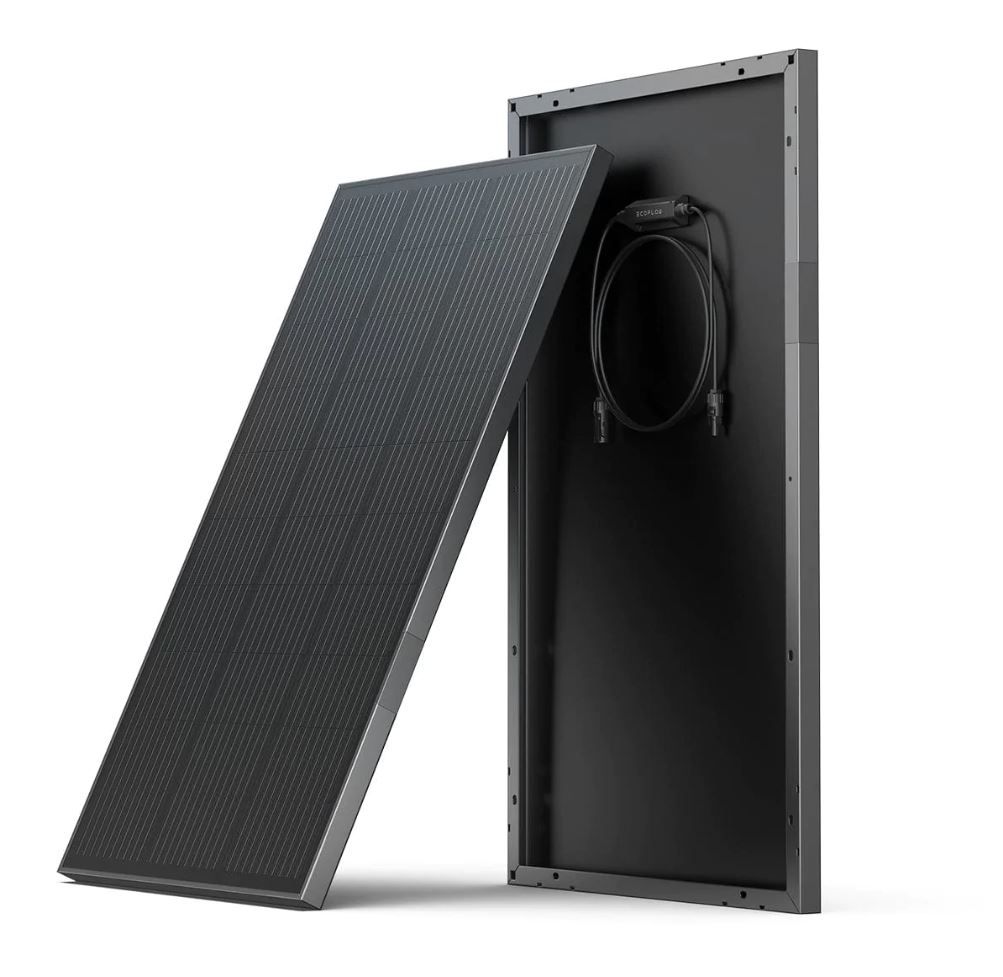 EcoFlow 2x 100W Aurinkopaneelipaketti