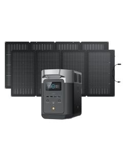 EcoFlow DELTA 2 + 2x 220W Paneeli